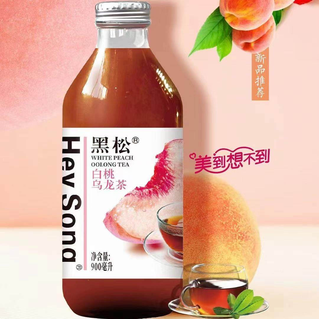 黑松白桃乌龙茶双柚汁果汁饮料