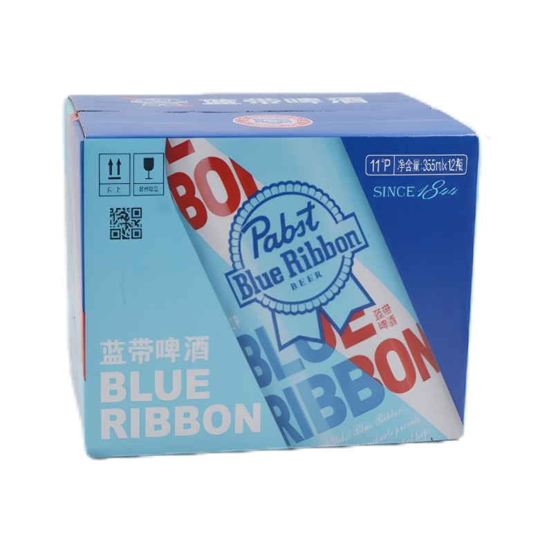蓝带精酿啤酒高端铝瓶355ml*12瓶整箱包邮