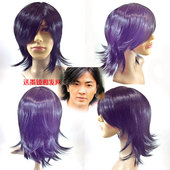 非主流中分假发 假发男生长发帅气短发蓬松韩版 郑伊健假发时尚 男士