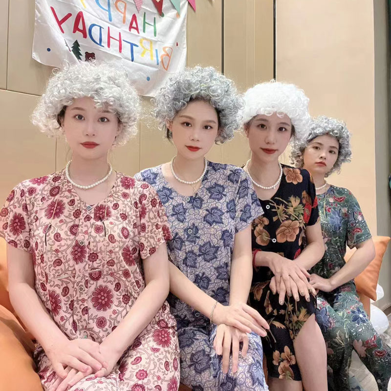 表演节目爆炸头假发聚会派对球迷