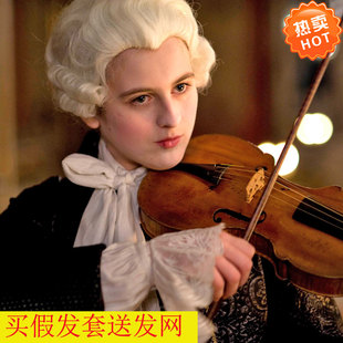 莫扎特同款作曲家小提琴音乐家宫廷贵族长卷发舞台艺术表演道具