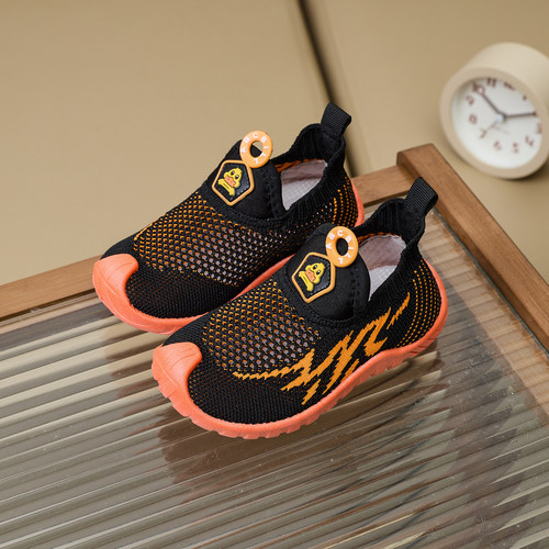 夏季透气网鞋儿童运动鞋男童网面鞋子新款软底女宝宝幼儿园室内鞋