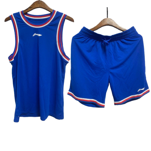 李宁篮球服比赛套装团购男训练队服透气速干运动球服背心AATT001