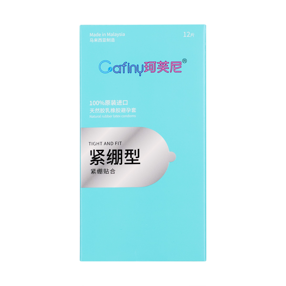 進口】珂芙尼 天然膠乳橡膠避孕套 12只/盒 緊繃型