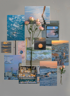 奇迹之海 摄影师@空岛与影28张日系清新日本海边风光摄影作品集 海浪夕阳出类艺术明信片创意唯美风景文艺插画集文创装饰生日贺卡