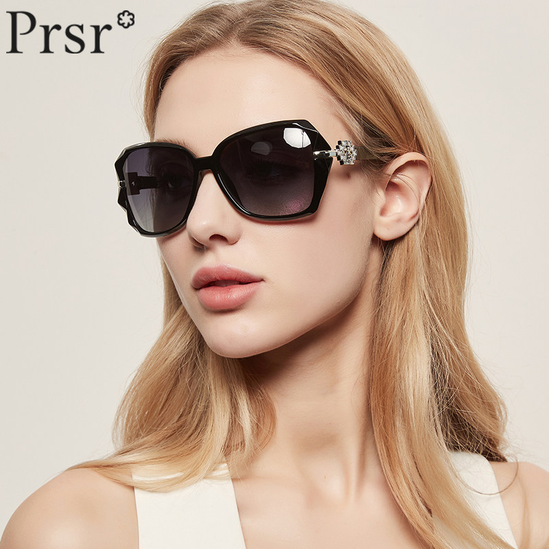 帕莎偏光太阳眼镜女新款潮帕沙大框近视带度数的墨镜大脸圆脸显瘦