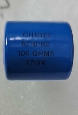 美国进口 100R 5.5W OHMITE 高压 陶瓷复合电阻 AZ101KE 100 OHMS