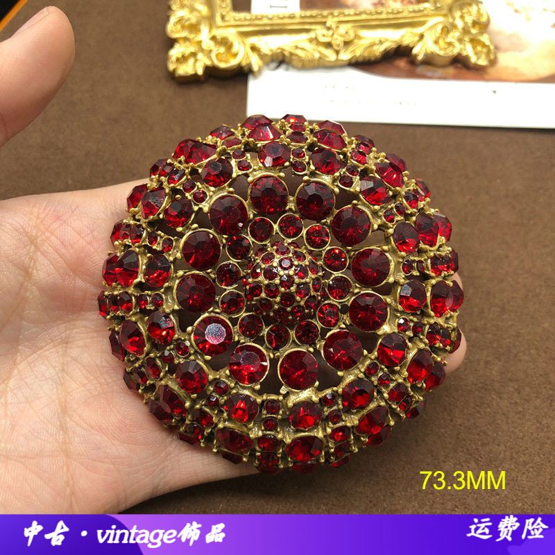 中古西洋套装重工满钻设计高档胸