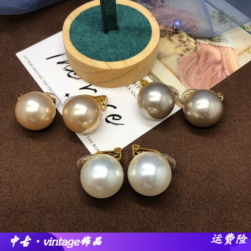 简约气质耳环复古vintage经典百
