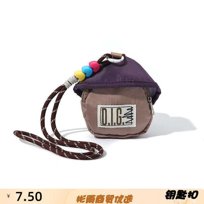 潮流多巴胺旅游彩色软软小书包零