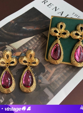 欧玛拉复古宫廷风如意结透项链