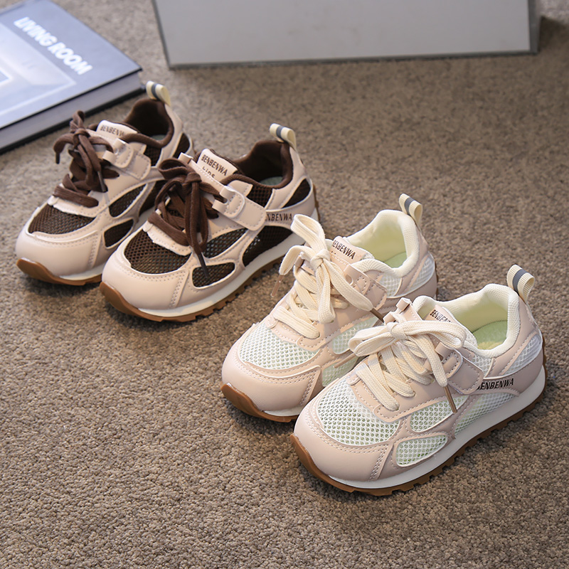 儿童运动鞋夏天网鞋镂空网面2025