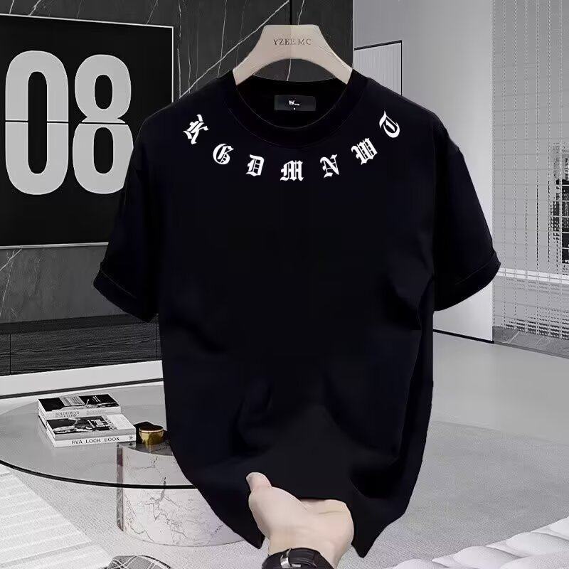 重磅美式纯棉男士短袖t恤夏季新款时尚潮流休闲体恤圆领痞帅上衣,男装,T恤,淘宝优惠券,粉丝福利购,淘宝优惠卷