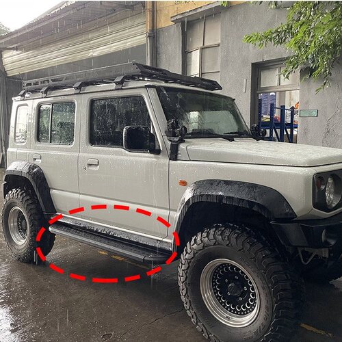 铃木吉姆尼JB74侧踏无损加厚锰钢踏板原车孔位贴合车身防撞脚踏板