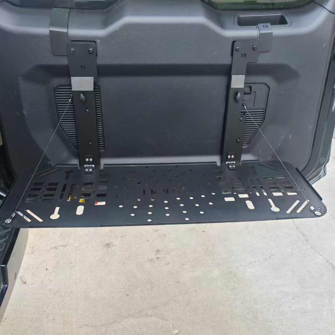 坦克400尾门置物架越野改装折叠式后备箱储物架餐小桌板拓展架件