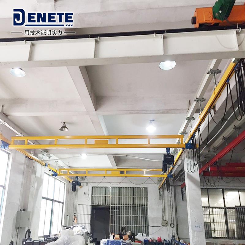 苏州加工钢性KBK轨道工程机械单梁起重机手动电动kbk悬挂式行吊