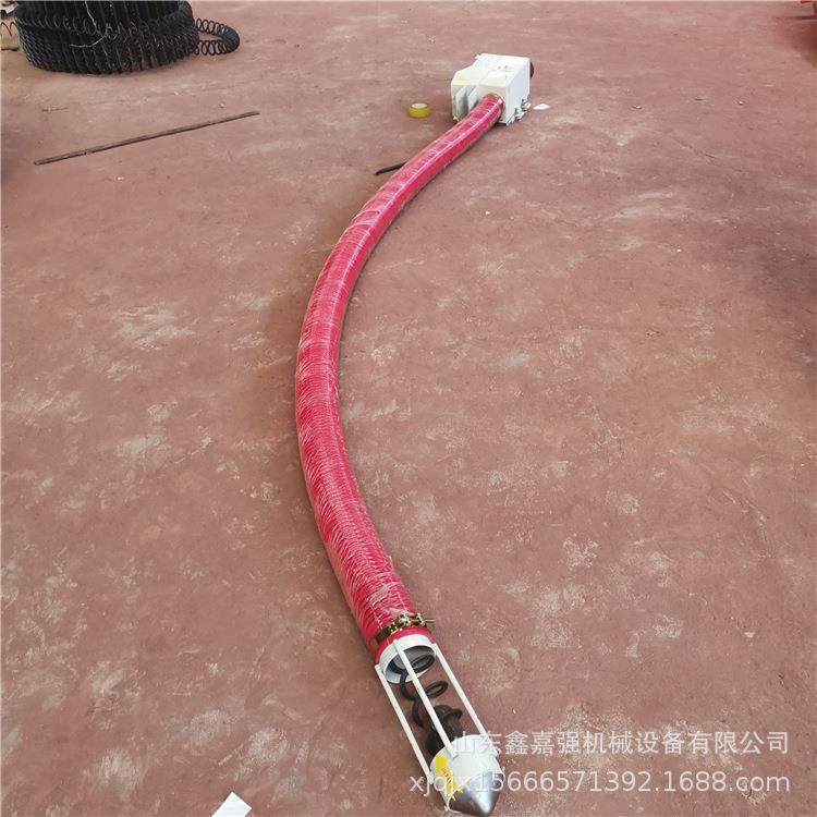 农用粮食上料机携式螺旋提升机参数家用小型车载软管吸粮机