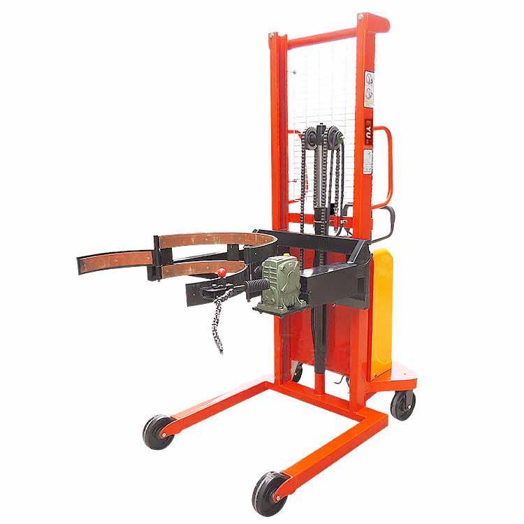 PDS500-15BH-EX防爆型倒桶机手翻半电动塑料桶倒料车油桶车倒桶车