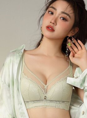芬铂2024春夏新款3126HB车缝无钢圈中薄性感集中BC内衣云感棉文胸