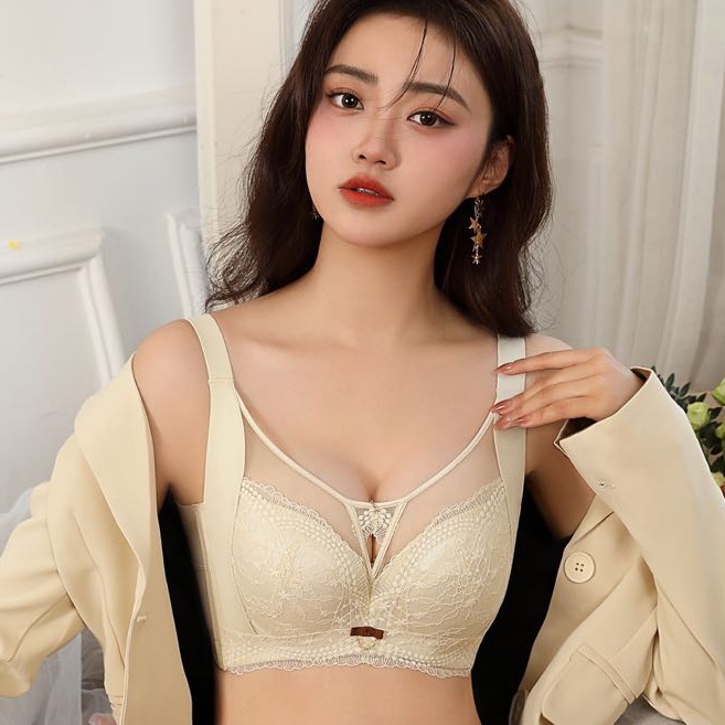 芬铂2024春夏3125J软圈夹棉大罩杯侧收调整型内衣大胸显小防下垂