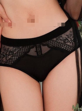 芬铂2024年春夏新款3128K中腰平角裤性感蕾丝内裤配套3128文胸