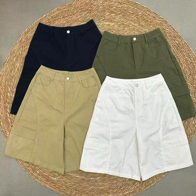 More..有熊-夏上新休闲工装A字版七分裤休闲短裤9117