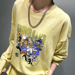 OPEN 潮流街头风格 图案设计感长袖 T恤71692 26年春款