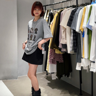 OPEN T恤 不含下装 71709 26夏上新潮流街头风印花休闲短袖