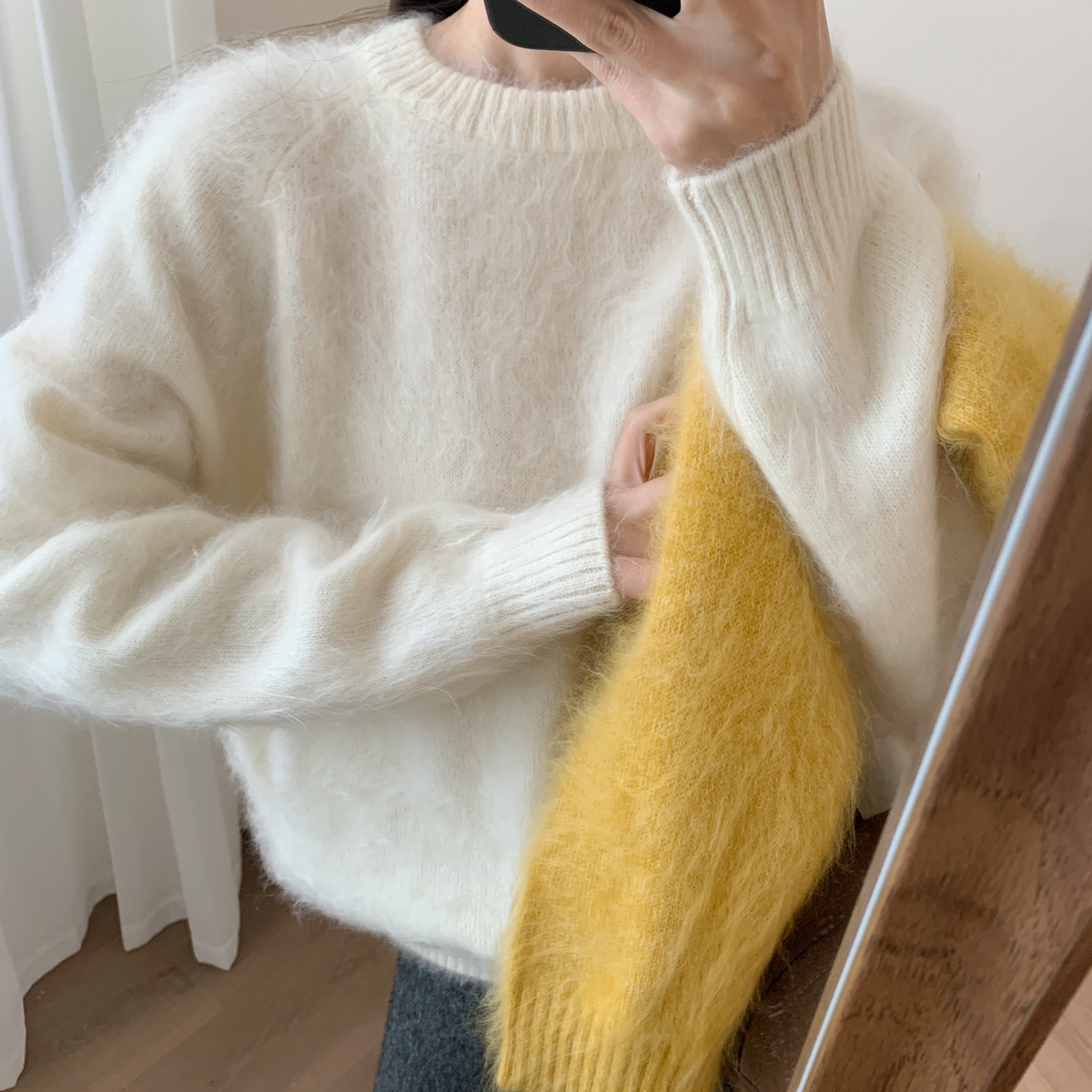 芭妮Bonnet-头毛衣(含88.7绵羊毛)(7山羊绒4桑蚕丝)N159-2505203