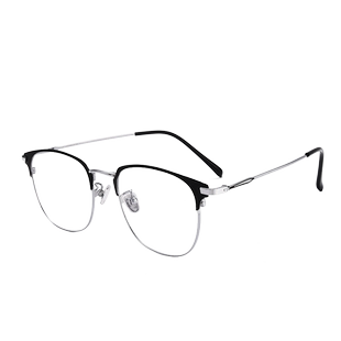 玫瑰的故事庄国栋同款眼镜男彭冠英半框眼睛架近视可配度数纯钛女