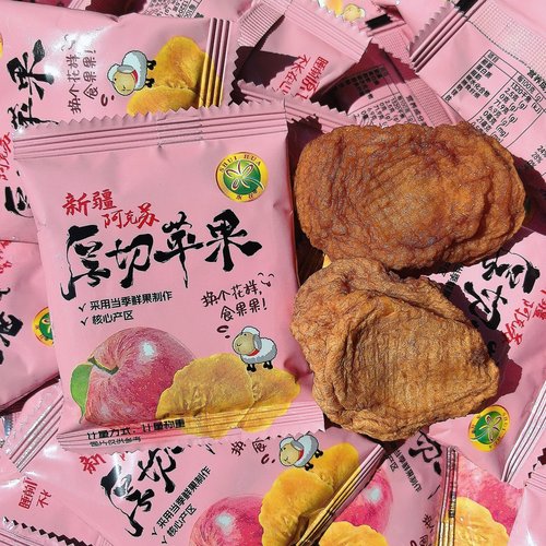水花牌阿克苏厚切苹果干酸甜可口