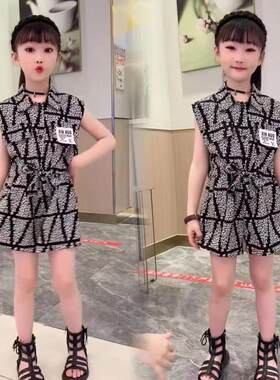 女童夏季套装超仙短款衬