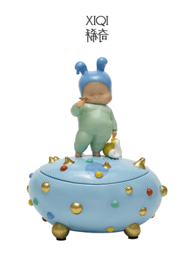 瞿广慈月光宝盒水瓶座酒柜艺术品