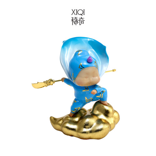 稀奇艺术《志在必得》办公室可爱小摆件创意多巴胺家居轻奢饰品