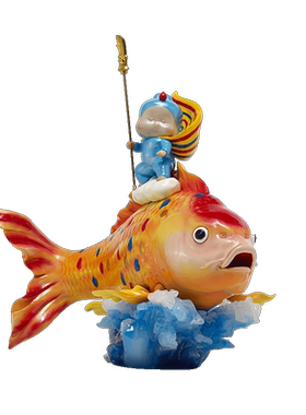 家居装饰摆件送朋友锦鲤