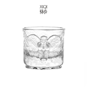 稀奇艺术女士威士忌杯玻璃杯天使浮雕玻璃洋酒杯高端创意礼物