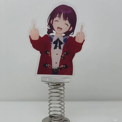 哭泣少女乐队gbc自制弹簧桌面摆件动漫周边立牌可爱井芹仁菜谷子