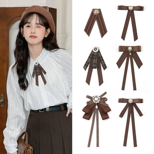 英伦百搭学院风领结蝴蝶结飘带