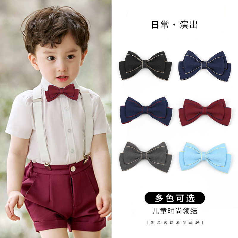 儿童领结男女西服衬衫孩小