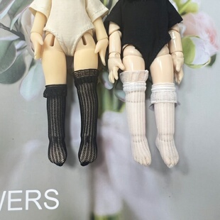 【12分bjd花边网袜】ob11娃娃P9 UF换装配饰百搭蕾丝袜腿袜过膝袜