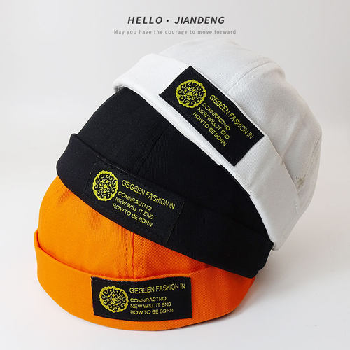 无檐街头复古男士休闲风地主帽