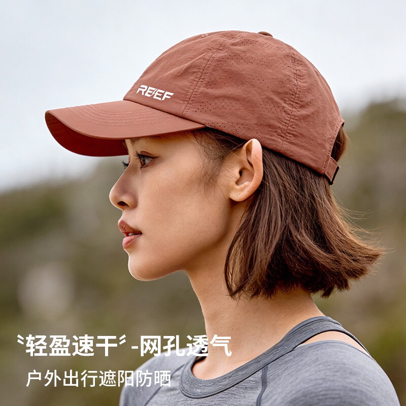 2026新款夏季防晒速干跑步棒球帽女马拉松网孔透气显脸小轻量帽子图片