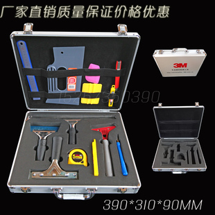 灰黑色手提箱定制做铝合金箱挖孔挖洗模航空箱便携修洗车工具箱子