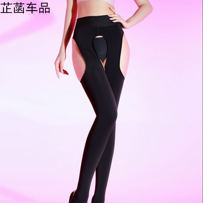 四面开档丝袜连裤性感加绒冬季加