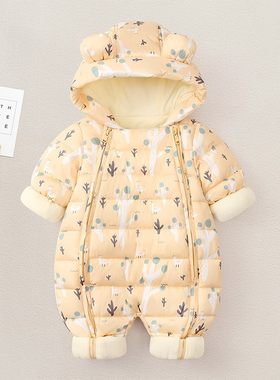 羽绒棉服婴幼儿童连体衣冬季宝宝