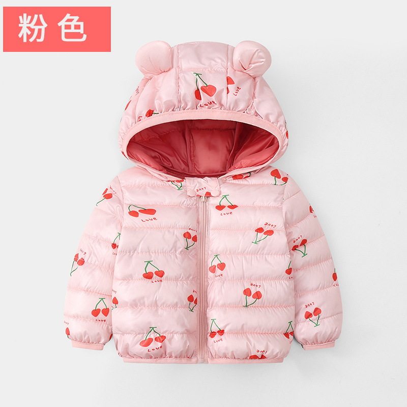小童羽绒服0一1岁女宝宝2轻薄款3婴儿冬季外套4保暖棉衣5公主袄子