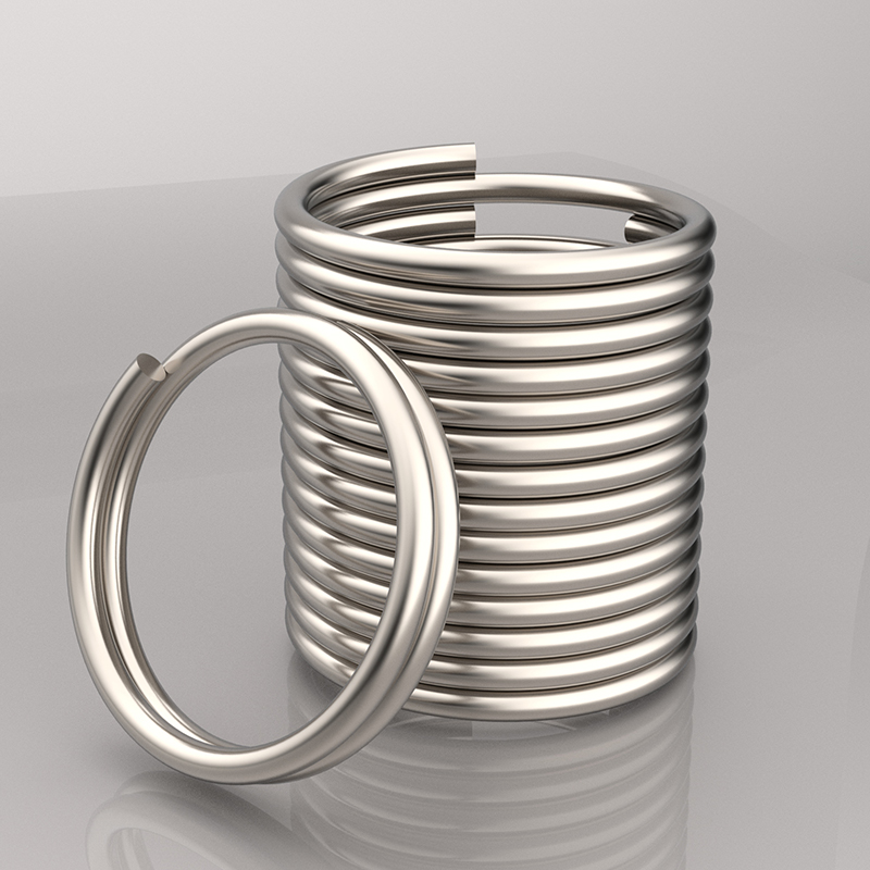 钛合金钥匙圈环大小圈线圈迷你圈不锈钢锁匙扣高档门禁卡diy配件