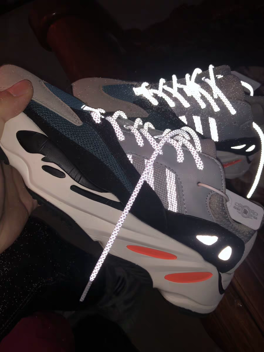 BIGCAT3M反光鞋带 百搭球鞋椰子Yeezy350天使编织圆形反光鞋带