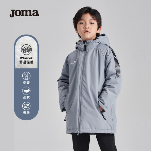 荷马中长款棉服JOMA男