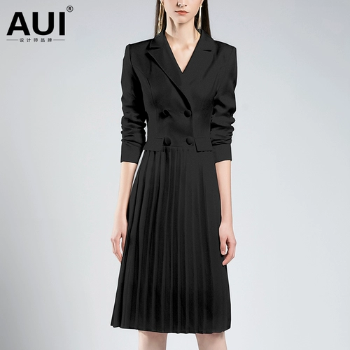 Весенний пиджак классического кроя, платье, юбка в складку, европейский стиль, коллекция 2021